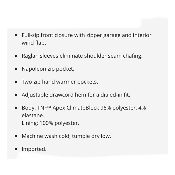 The North Face Apex Bionic Jacket women XS - Picture 16 of 16